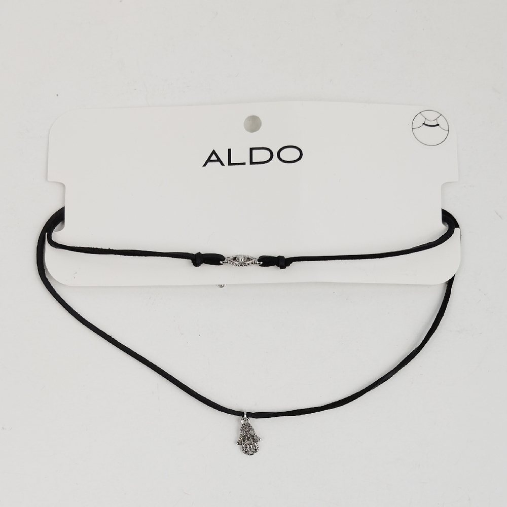 Aldo Evil Eye And Hamsa Choker Necklace
